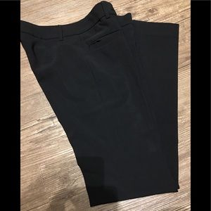 Theory Japan Boots cut wool mix black pants 00 XXS